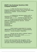 EDAPT&colon; Gas Exchange Questions With Complete Solutions