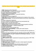 CONTRACTING OFFICER REPRESENTATIVE COURSE EXAM GRADED A&plus; 2025&period;