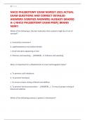 NHCO PHLEBOTOMY EXAM NEWEST 2025 ACTUAL EXAM QUESTIONS AND CORRECT DETAILED ANSWERS &lpar;VERIFIED ANSWERS&rpar; ALREADY GRADED A&plus;&vert; NHCO PHLEBOTOMY EXAM PREP&vert;&vert; BRAND NEW&excl;&excl;