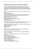 NEBOSH HSE PSM QUESTIONS AND ANSWERS