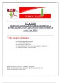 HCA 201B DIGESTIVE SYSTEM&comma; DIGESTIVE DISORDERS & BOWEL ELIMINATION QUESTIONS WITH CORRECT ANSWERS 2025