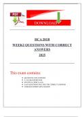HCA 201B WEEK2 QUESTIONS WITH CORRECT ANSWERS 2025