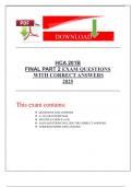 HCA 201B FINAL PART 2 EXAM QUESTIONS WITH CORRECT ANSWERS 2025