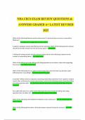 NHA CBCS EXAM REVIEW QUESTIONS &  ANSWERS GRADED A&plus; LATEST REVISED 2025