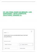 HY 102 FINAL EXAM UA-BEELER &vert; 129 QUESTIONS &vert; WITH COMPLETE SOLUTIONS&comma; GRADED A&plus;