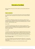 Derivatives Test Bank updated 2025