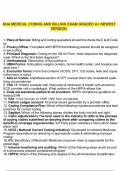NHA MEDICAL CODING AND BILLING EXAM GRADED A&plus; NEWEST VERSION&period;