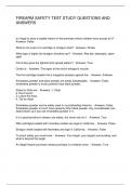 FIREARM SAFETY TEST STUDY QUESTIONS AND ANSWERS