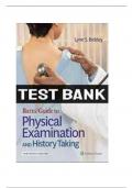 Test Bank For Bates&rsquo; Guide To Physical Examination and History Taking&comma; 13th Edition by Bickley &vert; 1 -27 All Chapters &lpar;BEST FOR EXAM PRACTICE&rpar;2024
