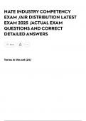 NATE INDUSTRY COMPETENCY EXAM COMMERCIAL REFRIGERATION LATEST EXAM 2024 ACTUAL EXAM 100 QUESTIONS AND CORRECT DETAILED ANSWERS