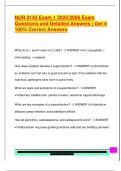 NUR 3145 Exam 1 2025&sol;2026 Exam  Questions and Detailed Answers &vert; Get it  100&percnt; Correct Answers 