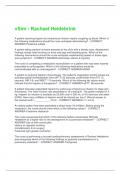 vSim - Rachael Heidebrink Questions and Answers Best rated A&plus; Guaranteed Success Latest Update