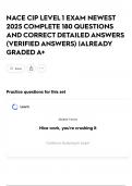 NACE CIP LEVEL 1 EXAM NEWEST 2025 COMPLETE 180 QUESTIONS AND CORRECT DETAILED ANSWERS &lpar;VERIFIED ANSWERS&rpar; &vert;ALREADY GRADED A&plus;