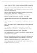 WASHINGTON MAST EXAM QUESTIONS & ANSWERS