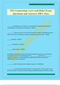 MN Cosmetology Laws and Rules Exam Questions and Answers 100&percnt; Pass