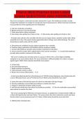 Pharm HESI Practice Exam Latest update QUESTIONS AND ANSWERS