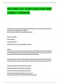 HESI Practice Exam