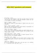 WGU D017 questions and answers