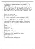SAUNDERS GASTROINTESTINAL QUESTIONS AND ANSWERS