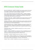 MTA Conductor Study Guide Questions and Answers&vert;2025 Update&vert;100&percnt; Correct&period;