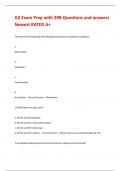 G2 Exam Prep with 298 Questions and answers Newest RATED A&plus; 