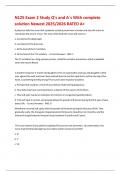 N125 Exam 2 Study Q's and A&grave;s With complete solution Newest 2025&sol;2026 RATED A&plus; 