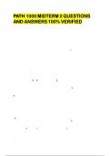 PATH 1000 Midterm 2