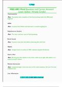 NSG 6001 Final Questions and Correct Answers&sol;  Latest Update &sol; Already Graded 