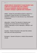 ARDMS BREAST SONOGRAPHY EXAM NEWEST 2025  COMPLETE 250 QUESTIONS AND CORRECT  DETAILED ANSWERS (VERIFIED ANSWERS)  |ALREADY GRADED A+||BRAND NEW VERSION!!! 