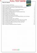 TEST BANK FOR Stanhope and Lancasters Community Health Nursing in Canada&comma; 4th Edition &lpar;MacDonald&comma; 2022&rpar;&period;&vert;&vert;ALL ChapterS 1-18&vert;&vert;LATEST UPDATED EDITION&period;