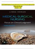 Test Bank For Medical-Surgical Nursing&colon; Focus on Clinical Judgment 3rd Edition&period; By Linda Honan&period; All Chapters-1-55 Covered&vert;&vert; 100&percnt; Fully Verified Answers&vert;&vert; Latest Edition 2025