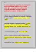 NURSING CARE FOR CHILDREN ATI PROCTORED  QUESTIONS BANK NEWEST ACTUAL EXAM  COMPLETE 250 QUESTIONS AND CORRECT  DETAILED ANSWERS &lpar;VERIFIED ANSWERS&rpar;  &vert;ALREADY GRADED A&plus;&sol;BRAND NEW&excl;&excl;&excl;