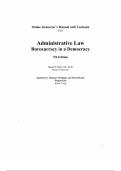 Administrative Law&colon; Bureaucracy in a Democracy &ndash; 7th Edition &ndash; Daniel E&period; Hall &ndash; Test Bank and Instructor&rsquo;s Manual with Full Chapter Coverage