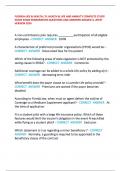 FLORIDA-LIFE & HEALTH &sol; FL HEALTH & LIFE AND ANNUITY COMPLETE STUDY  GUIDE EXAM ERABORATION QUESTIONS AND ANSWERS GRADED A &semi;ATEST  VERSION 2024