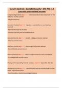 Security Controls - CompTIA Security&plus; SY0-701 - 1&period;1 questions with verified answers