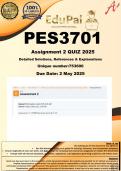 PES3701 Assignment 2 (COMPLETE GUIDELINE) 2025 (753600) - DUE 2 May 2025