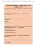 Soc Sci 483 Reading Quiz Preflight Questions with verified answers&period;