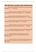 INSY 3304 Exam 1 questions with verified answers&period;