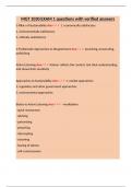 MGT 1030 EXAM 1 questions with verified answers&period;