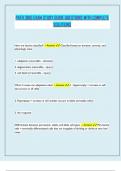 PATH 3610 EXAM STUDY GUIDE QUESTIONS WITH COMPLETE SOLUTIONS