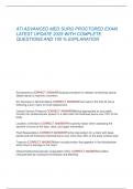 ATI ADVANCED MED SURG PROCTORED EXAM  LATEST UPDATE 2025 WITH COMPLETE  QUESTIONS AND 100 &percnt; EXPLANATION 