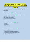 SAFe Practitioner 6&period;0 Exam UPDATED  ACTUAL  Exam Questions and CORRECT  Answers