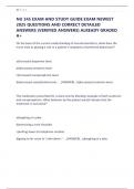 NU 345 EXAM AND STUDY GUIDE EXAM NEWEST 2025 QUESTIONS AND CORRECT DETAILED ANSWERS &lpar;VERIFIED ANSWERS&rpar; ALREADY GRADED A&plus;