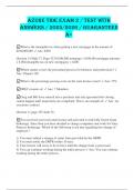 AZURE TIDE EXAM 2 &sol; TEST WITH ANSWERS &sol; 2025&sol;2026 &sol; GUARANTEED A&plus;