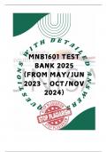 MNB1601 TEST BANK 2025 &lpar;QUESTIONS AND ANSWERS&rpar;