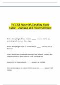 NCCER Material Handling Study Guide &ndash; question and correct answers