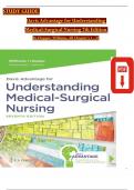 Solutions Manual for Davis Advantage for Understanding Medical-Surgical Nursing &lpar;7th Edition&rpar; &ndash; Linda Williams&comma; Paula Hopper &ndash; Full Chapter Solutions &lpar;Chapters 1&ndash;57&rpar;