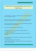 D199 WGU Exam Questions and Answers 100&percnt; Pass