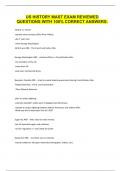US HISTORY MAST EXAM REVIEWED QUESTIONS WITH 100&percnt; CORRECT ANSWERS&period;