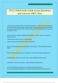 WGU D184 Study Guide Exam Questions and Answers 100&percnt; Pass